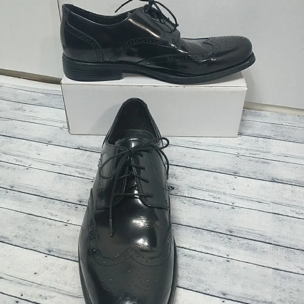 Johnston & Murphy Black Dress Shoes Men’s Size 9.5M